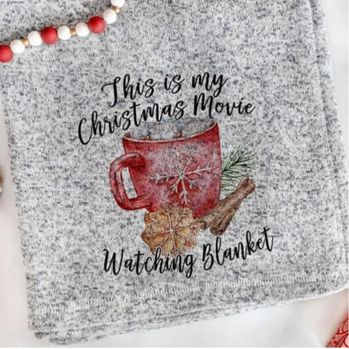 China Warehouse 30pcs 50*60 inches sublimation grey polyester blanket blankets
