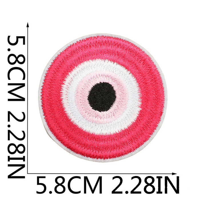 China Warehouse 400pcs Polyester Embroidery Patch for Clothes Bags Caps Valentines Day
