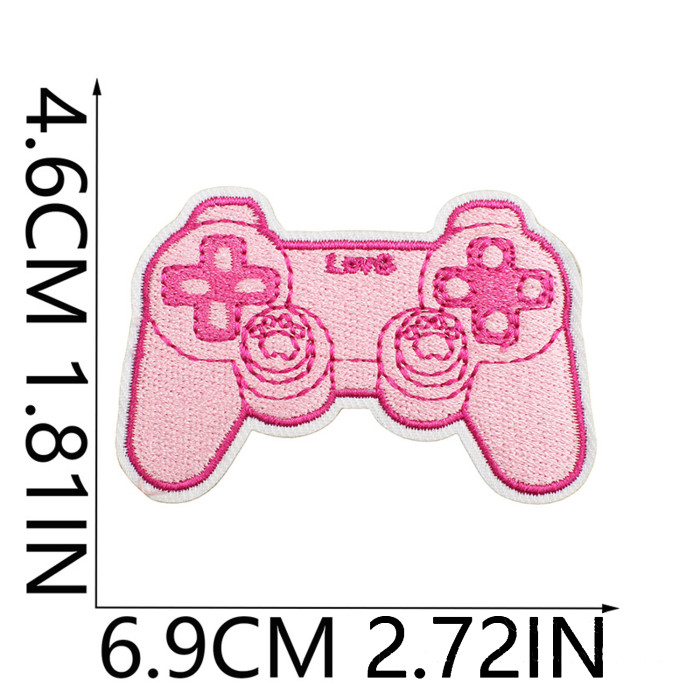 China Warehouse 400pcs Polyester Embroidery Patch for Clothes Bags Caps Valentines Day