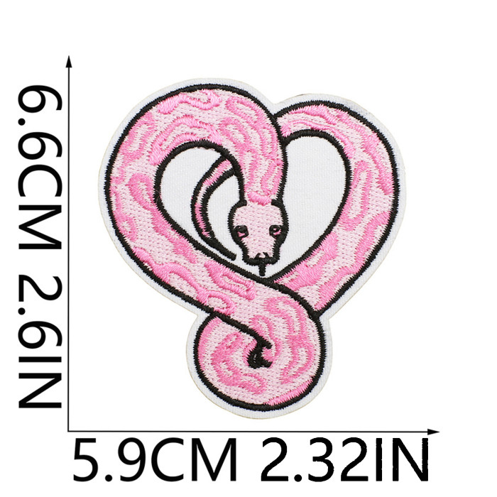 China Warehouse 400pcs Polyester Embroidery Patch for Clothes Bags Caps Valentines Day
