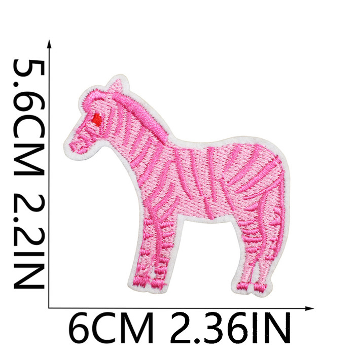 China Warehouse 400pcs Polyester Embroidery Patch for Clothes Bags Caps Valentines Day