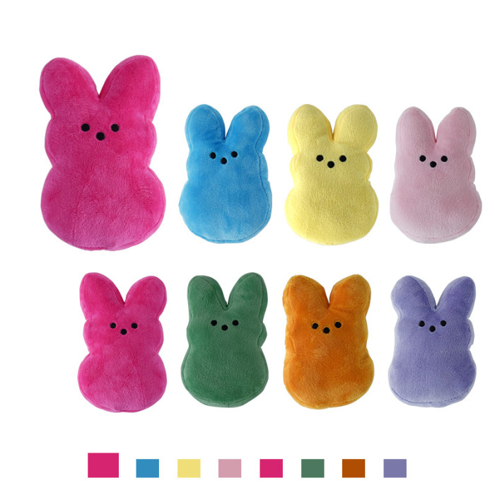 US Warehouse 5.9 inches Sublimation Easter Peeps Doll Mixed colors