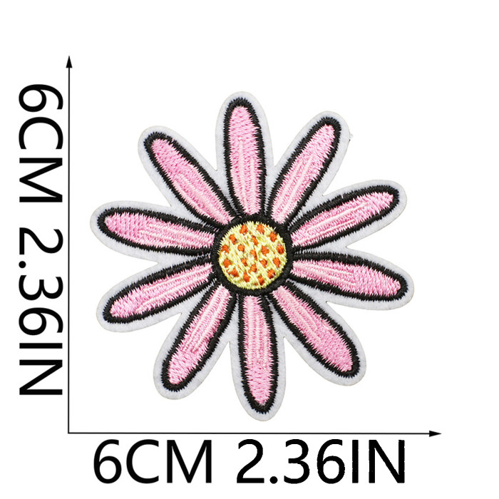 China Warehouse 400pcs Polyester Embroidery Patch for Clothes Bags Caps Valentines Day