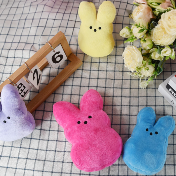 US Warehouse 5.9 inches Sublimation Easter Peeps Doll Mixed colors