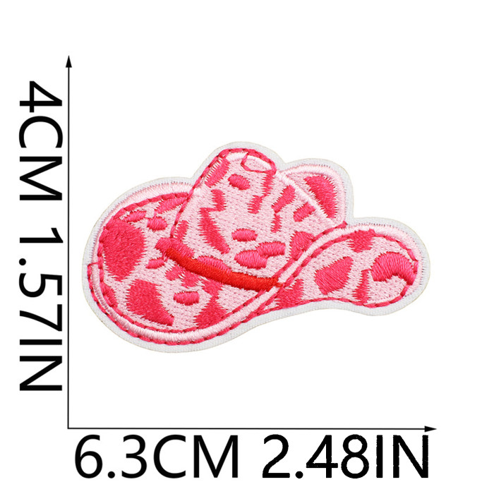 China Warehouse 400pcs Polyester Embroidery Patch for Clothes Bags Caps Valentines Day