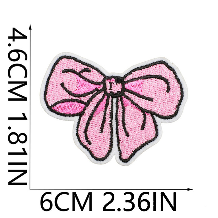 China Warehouse 400pcs Polyester Embroidery Patch for Clothes Bags Caps Valentines Day