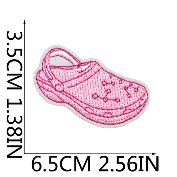 China Warehouse 400pcs Polyester Embroidery Patch for Clothes Bags Caps Valentines Day