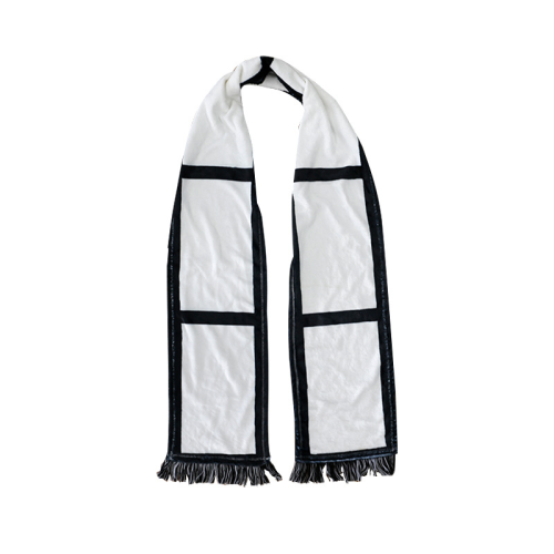 China Warehouse 25pcs 6 panels 7*65 inches Flannel Sublimation Scarf