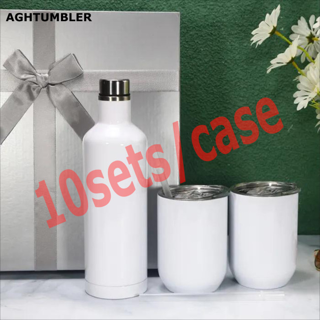 US Warehouse 500ml wine tumbler gift set