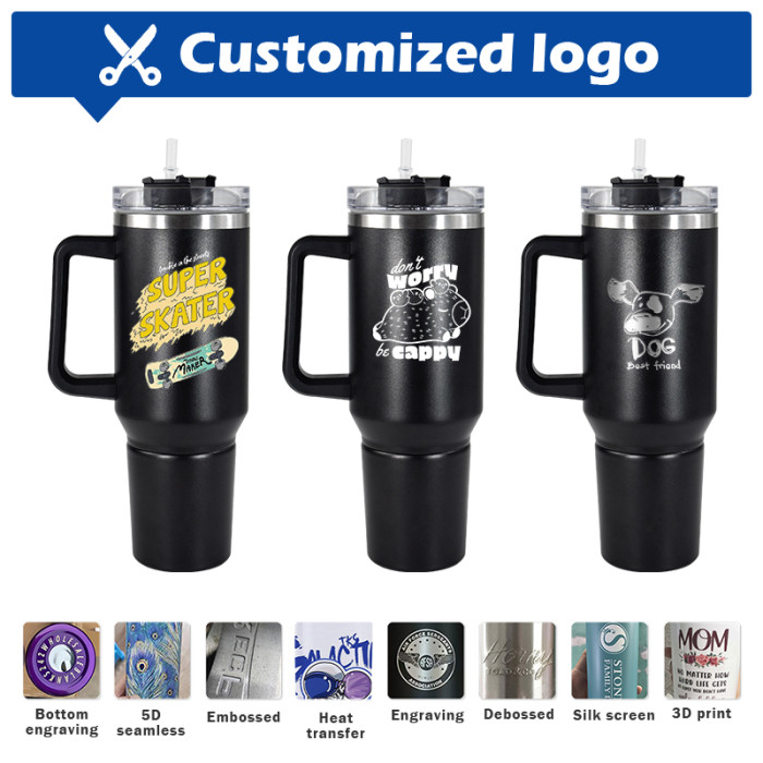 China Warehouse 20pcs V1 40oz Powder Coated Split Tumbler