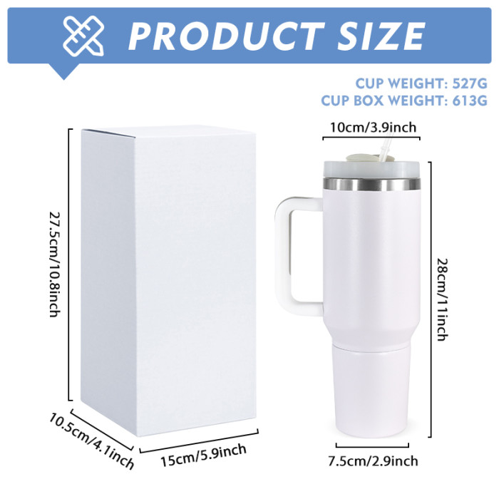 China Warehouse 20pcs H2 40oz Powder Coated Split Tumbler