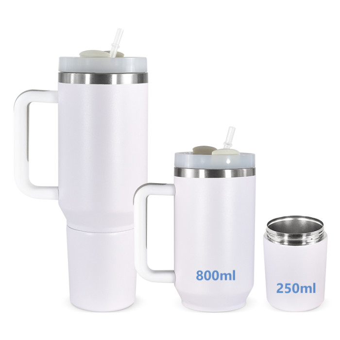 China Warehouse 20pcs H2 40oz Powder Coated Split Tumbler