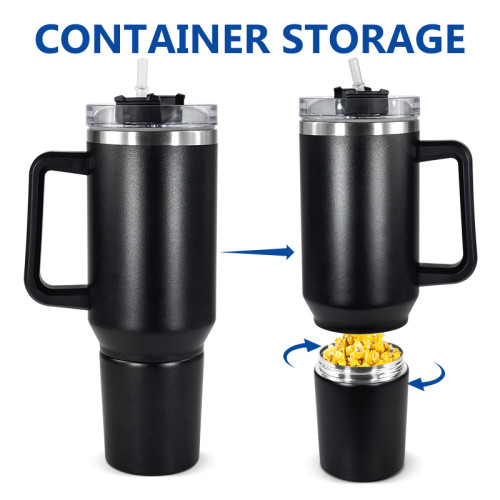 China Warehouse 20pcs V1 40oz Powder Coated Split Tumbler