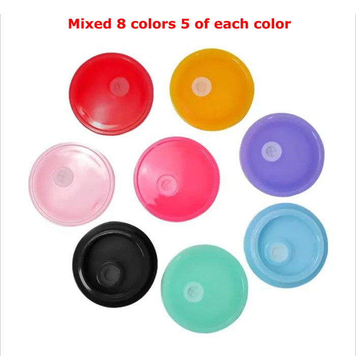 US Warehouse replacement plastic lids for 16oz  glass Cup