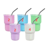 Mixed 4 white 2 pink 2 blue 2 green 2 purple