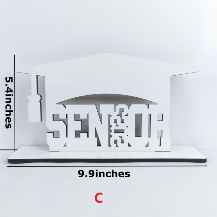 China Warehouse 25PCS 2025 Graduation Season MDF Sublimation Blanks Ornament