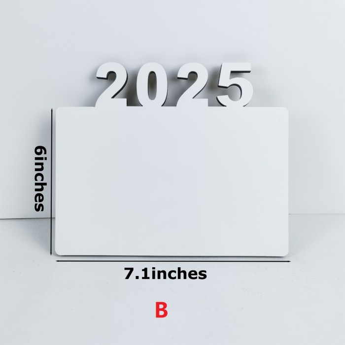 China Warehouse 25PCS 2025 Graduation Season MDF Sublimation Blanks Ornament