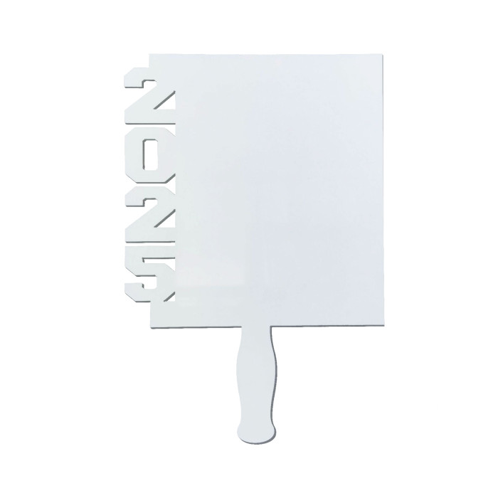 China warehouse 7.9*11.8 inches 2025 MDF Sublimation Blanks Fan