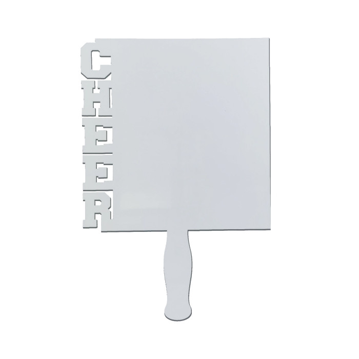 China warehouse 7.9*11.8 inches 2025 MDF Sublimation Blanks Fan