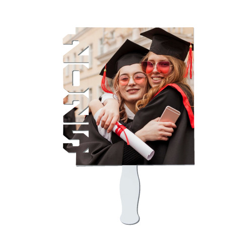 China warehouse 7.9*11.8 inches 2025 MDF Sublimation Blanks Fan