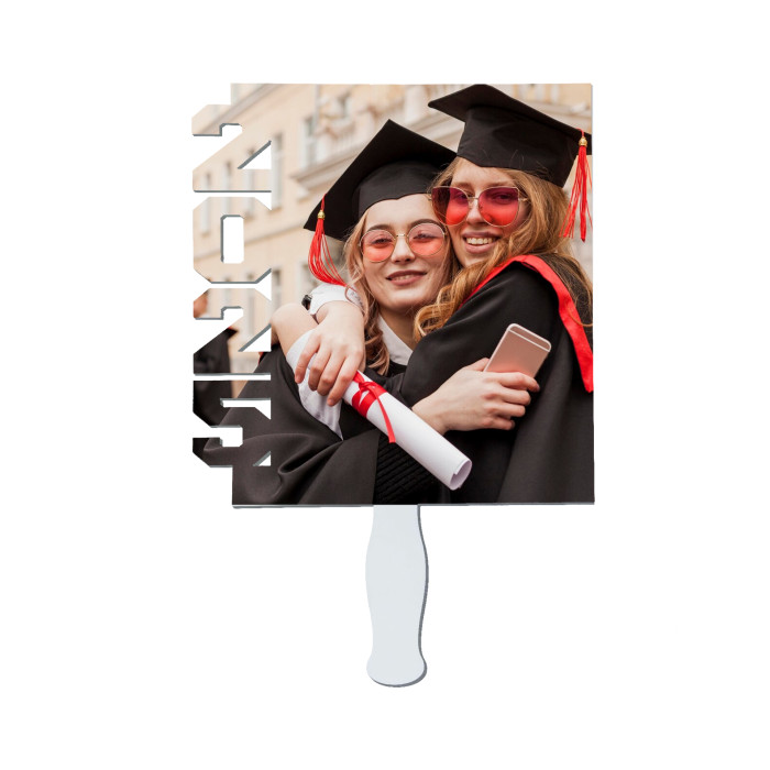 China warehouse 7.9*11.8 inches 2025 MDF Sublimation Blanks Fan