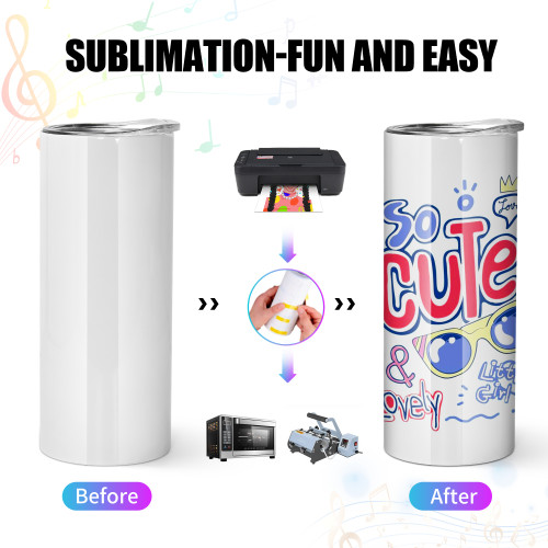 RTS US Warehouse 20oz Sublimation Speaker tumbler