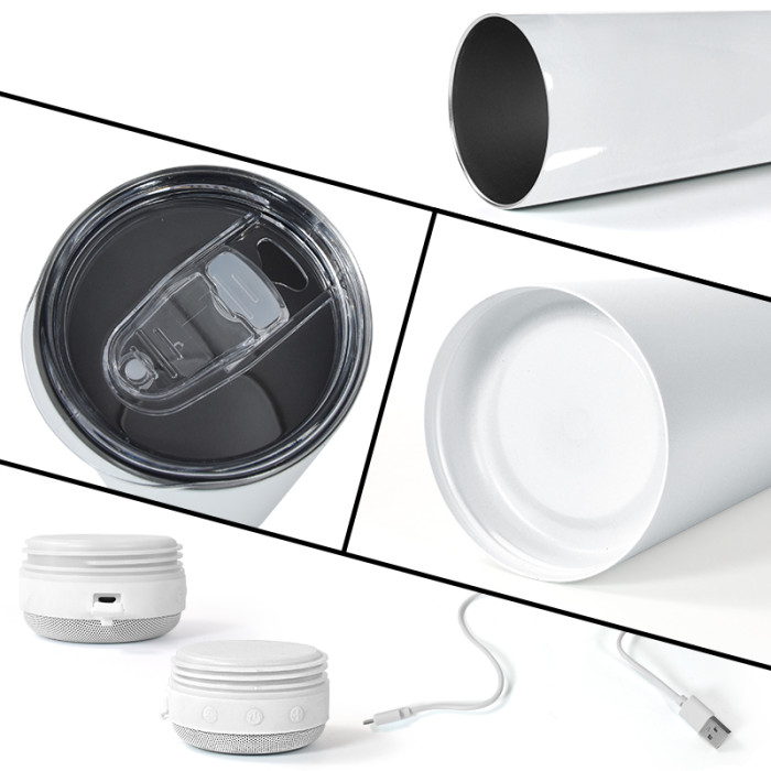 RTS US Warehouse 20oz Sublimation Straight Speaker tumbler