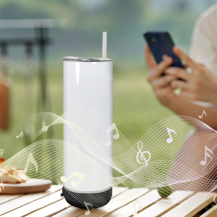 RTS US Warehouse 20oz Sublimation Straight Speaker tumbler