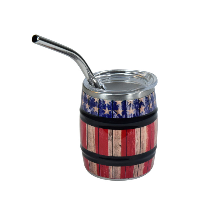 US Warehouse 3oz mini wine barrel Cup