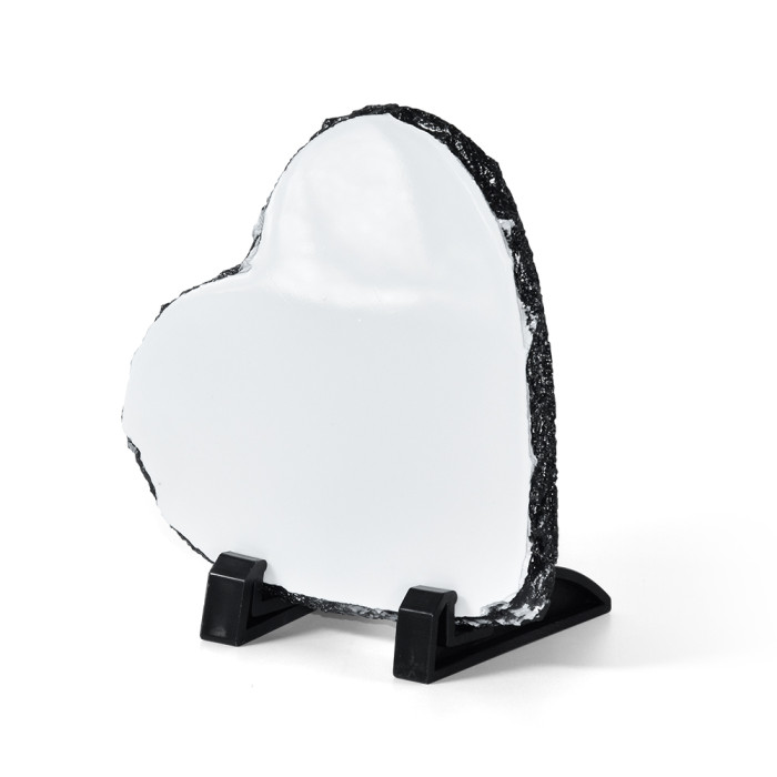 US Warehouse 7.5 inches Heart Sublimation blanks rock slate photo slate
