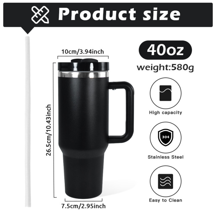 RTS US Warehouse H2 40OZ powder coated tumblers(Not for sublimation)