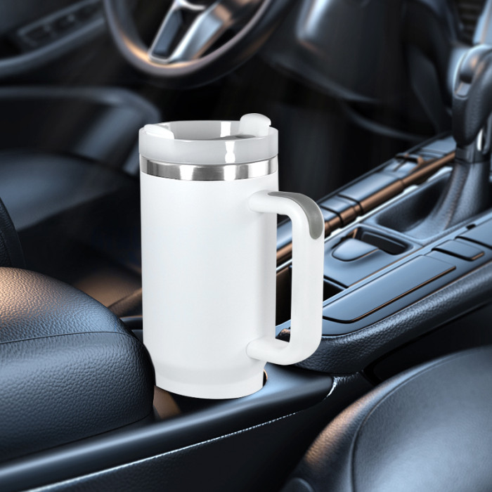US Warehouse H2 white 40OZ powder coated tumblers(Not for sublimation)