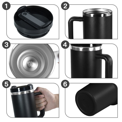 RTS US Warehouse H2 40OZ powder coated tumblers(Not for sublimation)