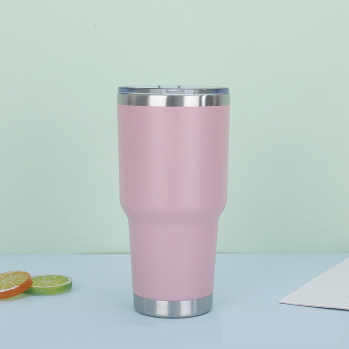 China Warehouse 30oz Powder Coated Curve Tumbler(not for sublimation)
