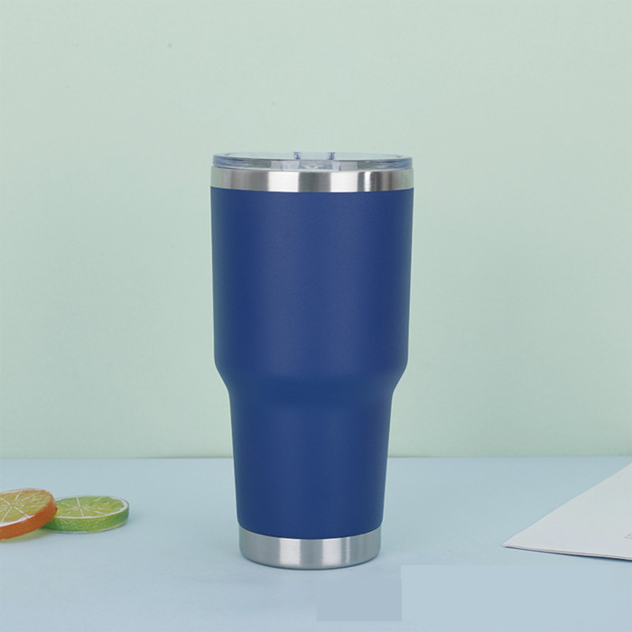 China Warehouse 30oz Powder Coated Curve Tumbler(not for sublimation)