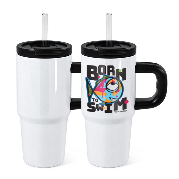 US Warehouse 14oz Sublimation Tumbler with Coffee Lids