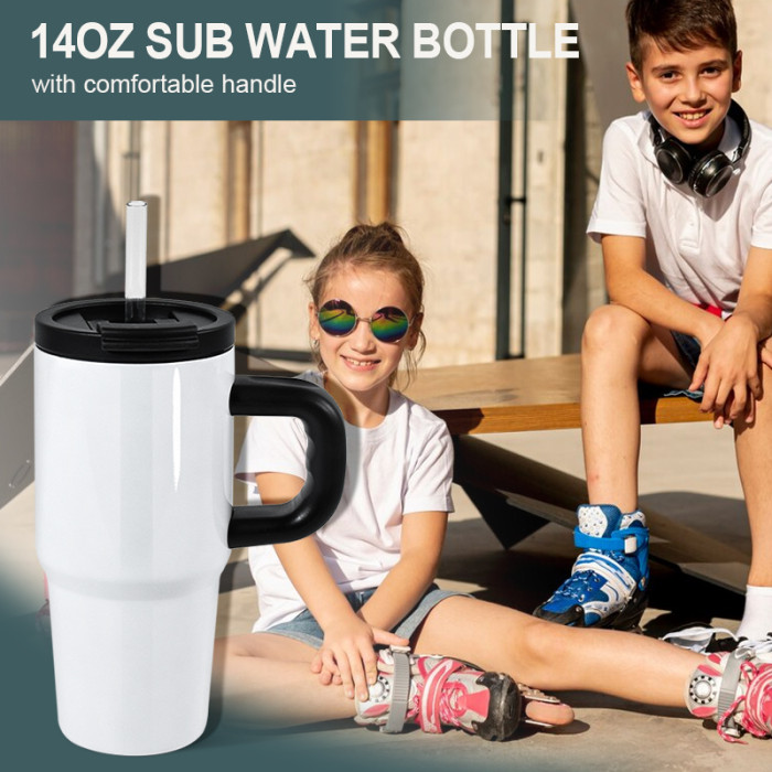 US Warehouse 14oz Sublimation Tumbler with Coffee Lids