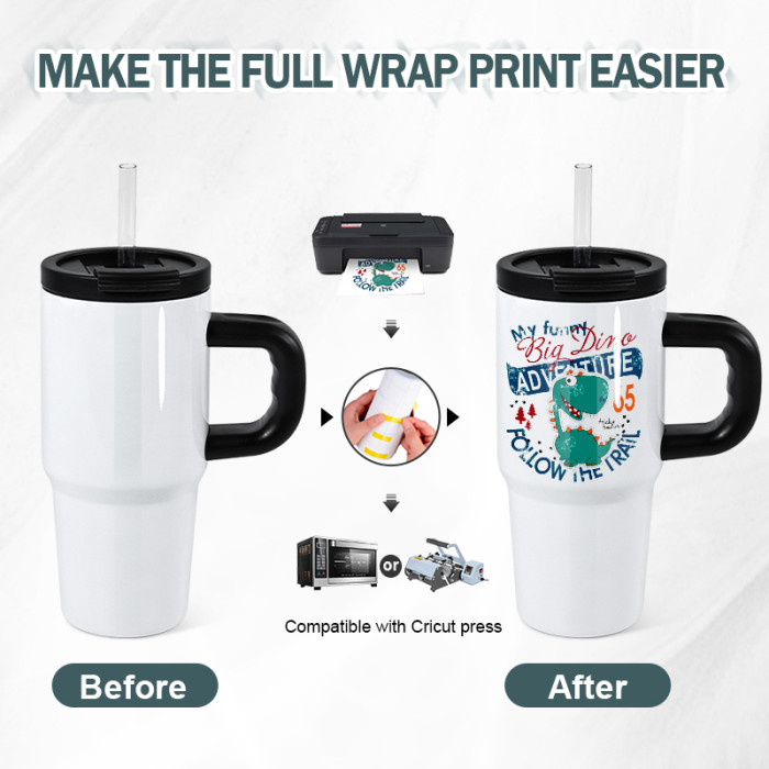US Warehouse 14oz Sublimation Tumbler with Coffee Lids