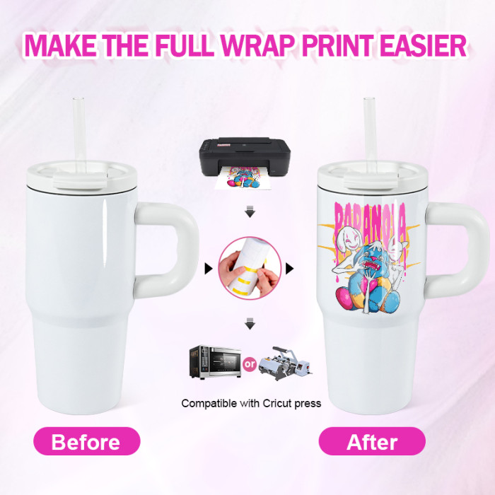 US Warehouse 14oz Sublimation Tumbler with Coffee Lids