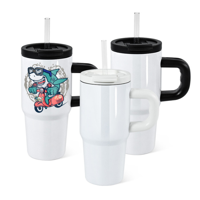 US Warehouse 14oz Sublimation Tumbler with Coffee Lids