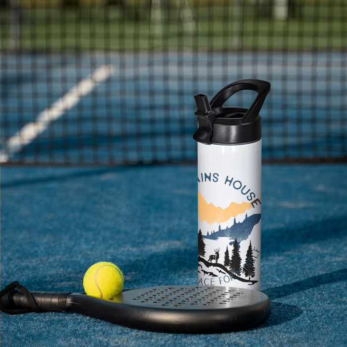 US Warehouse 20oz sublimation straight skinny tumblers with black handle lid