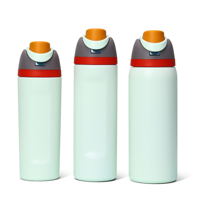 China Warehouse 19oz Powder Coated Portable Stainless Steel Sports Water Bottle