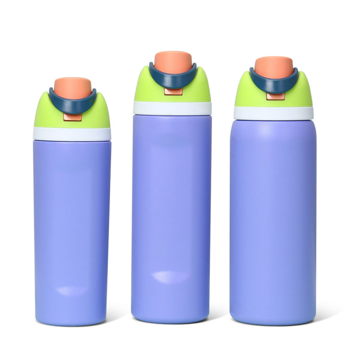 China Warehouse 19oz Powder Coated Portable Stainless Steel Sports Water Bottle