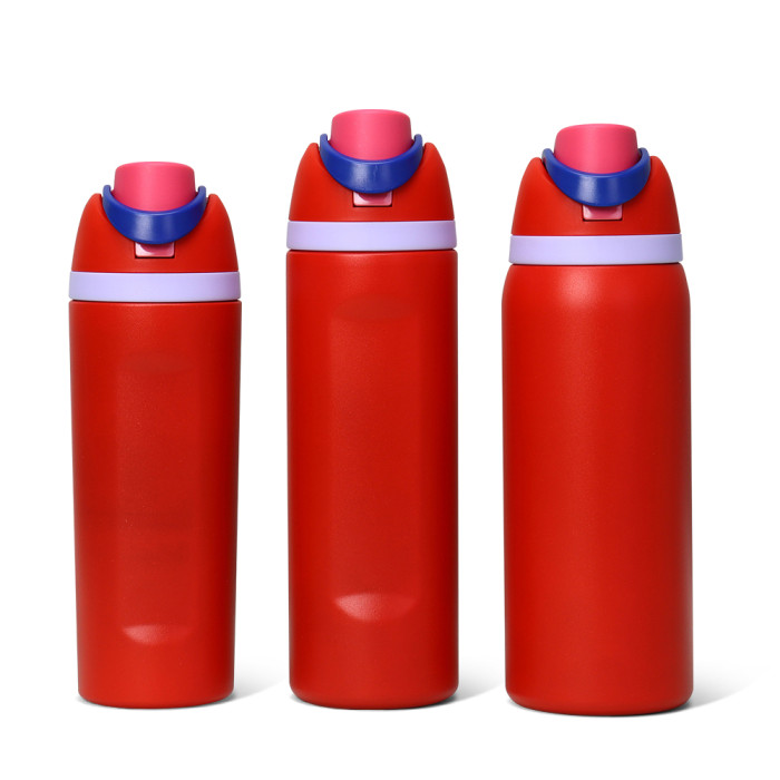 China Warehouse 19oz Powder Coated Portable Stainless Steel Sports Water Bottle