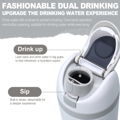 China Warehouse 19oz Portable Stainless Steel Sports Water Bottle