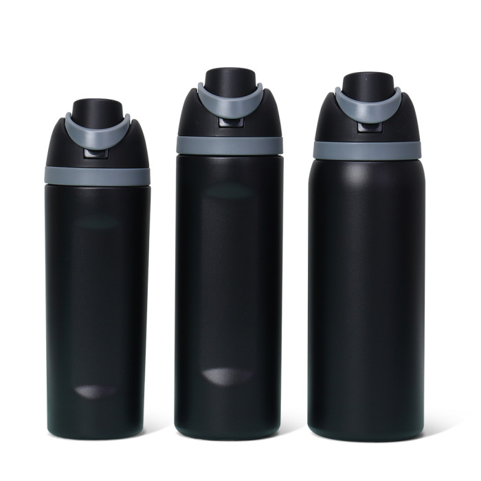 China Warehouse 19oz Powder Coated Portable Stainless Steel Sports Water Bottle