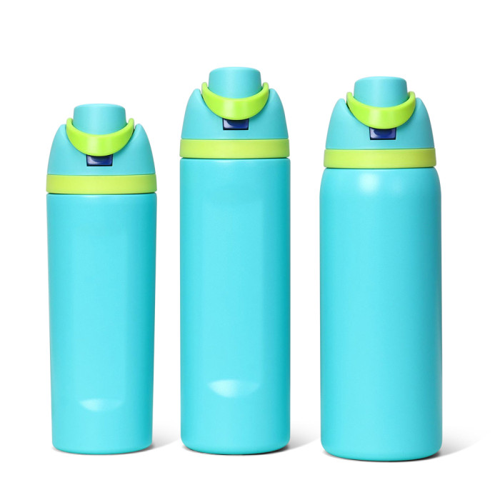 China Warehouse 19oz Powder Coated Portable Stainless Steel Sports Water Bottle