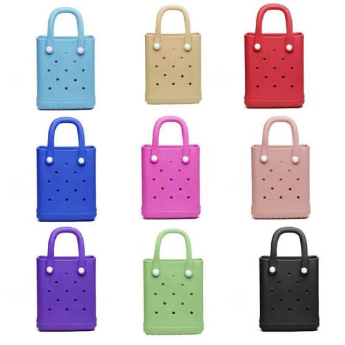 China Warehouse Mini EVA Beach Bag with handle(non-sublimation)