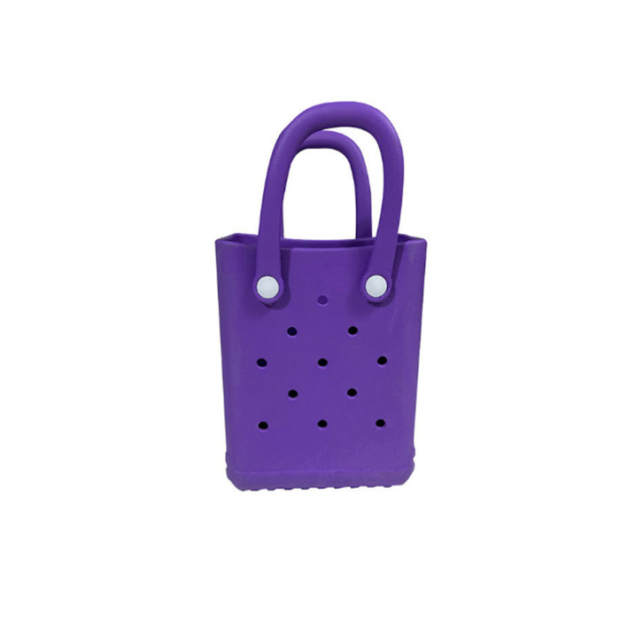China Warehouse Mini EVA Beach Bag with handle(non-sublimation)