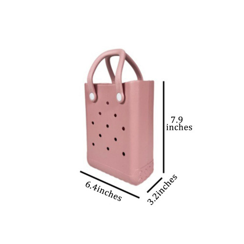China Warehouse Mini EVA Beach Bag with handle(non-sublimation)